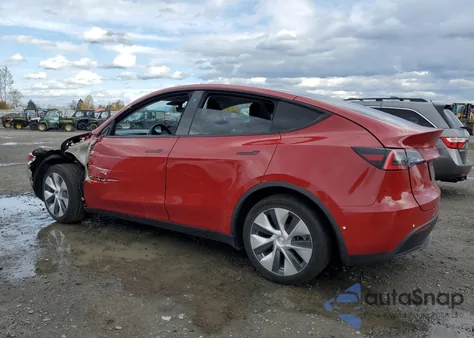 2021 Tesla Model Y из США, поврежденный, VIN 5YJYGDEE5MF106011